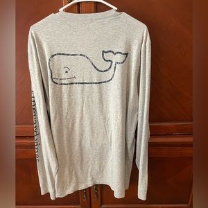 Vineyard Vines LS Gray shirt NWT
